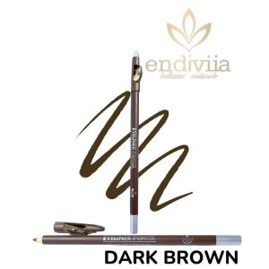 Lapiz Largo Endiviia Delineador ojo y cejas con sacapuntas Dark Brown