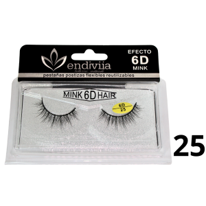 Pestaña Endiviia postiza Mink 6D #25