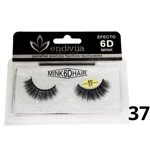 Pestaña Endiviia postiza Mink 6D #37