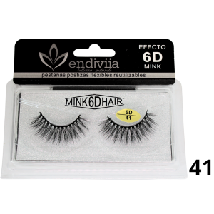 Pestaña Endiviia postiza Mink 6D #41
