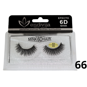 Pestaña Endiviia postiza Mink 6D #66