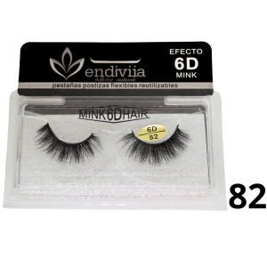 Pestaña Endiviia postiza Mink 6D #82