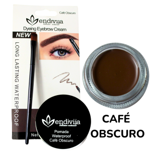 Pomada Endiviia para Ceja Waterproof Cafe Oscuro