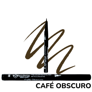 Plumón Endiviia Delineador Waterproof Cafe Obscuro