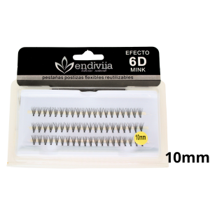 Pestaña Endiviia Postiza Mink De Grupo L 10mm